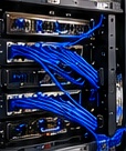 Rack de infraestrutura de rede